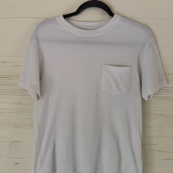 Zara Waffle Knit Oversized T-Shirt | White | Size S - Picture 2 of 6